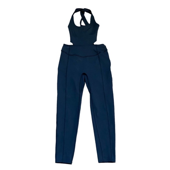 Free People Movement Encore Racerback Catsuit Black S - Picture 2 of 5